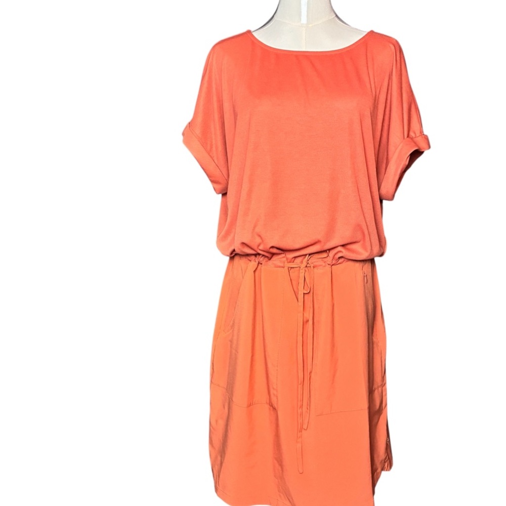 Royal Robbins Spotless Evolution Dress - Short Sleeve Outdoor Wicking Hiking - Picture 3 of 14